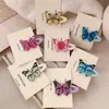 Novo Presilha de Cabelo de Borboleta de Simulação Fofa Alto Valor de Cor Versátil para Menina Presilha Lateral Presilha de Bico de Pato Franja Cabelo Quebrado Presilha para Cabelo Acessórios de Cabelo