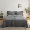 Conjunto de Cobre-Leito Matelassado Coreano de Três Peças Peça Única Novo Dupla Face Cor Sólida Lençóis Matelassados Quatro Estações Tatame