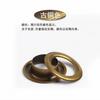Ojal de Metal de Cobre al Punto del Fabricante Hebilla Acero Inoxidable Redondo Plano Ojal de Aire Colorido Aluminio Ojo de Zapato Pies Altos Doble Cara