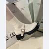 Zapatos de Cuero de Suela Gruesa Versátiles Estilo Japonés con Punta Redonda para Mujer 2025 Nuevos Zapatos Negros de Verano para Combinar con Faldas Zapatos Mary Jane de Tacón Grueso