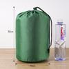Bolsa de embalagem de tecido Oxford diamante poliéster com cordão bolso retrátil bolsa de acabamento para armazenamento de roupas atacado