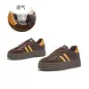 Zapatillas deportivas para mujer de piel genuina, nuevo modelo de otoño 2026, con suela gruesa, que aumentan la altura, blancas, casuales, versátiles, para mujer
