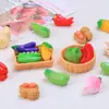 Juguetes de Comida Vegetal Estéreo Simulados Accesorios para Joyería Hechos a Mano DIY Pegamento de Crema Resina Pequeños Accesorios Adornos para Pasadores Materiales