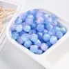 Cuentas Octogonales de Color Crema Soñador con Gradiente, Cuentas Irregulares, Cuentas Redondas, Cuentas Sueltas para Pulseras y Collares Hechos a Mano DIY, Accesorios de Joyería
