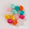 23X19Mm Retro Acrílico Forma Especial Agujero Grande Cuentas DIY Accesorios de Ropa Bolsas Cadena de Teléfono Móvil Colgante Accesorios de Joyería