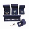 Caja de Embalaje de Joyería Personalizada Hebilla de Perla Cuero PU Caja de Regalo para Joyería Caja para Anillo Pulsera Caja para Colgante