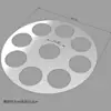 Cubo para Cocinar Fideos con Tablero Divisor de Múltiples Agujeros para Uso Comercial, Separador de Placa de Múltiples Agujeros para Fideos Secos Calientes y Dumplings, Red para Separación de Residuos