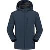 Chaqueta de una sola capa de moda para mujeres y hombres, impermeable y cortavientos de grado tormenta para exteriores, estándar nacional, forro, red para colgar, casual y versátil