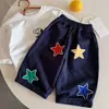 Pantalones para Niños 2026 Otoño Nuevo Estilo para Bebés y Niños Pequeños Cintura Alta Estilo Americano Bordado con Apliques Unisex para Bebé Casual Versátil