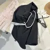 Pantalones de Paracaidista de Secado Rápido Estilo Ropa de Trabajo para Exteriores Verano Ligeros Cómodos Bloque de Color Cintura Elástica Pierna Recta Se Pueden Doblar Protección Solar Pantalones Casuales