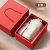 Nueva taza de café octagonal aislada de acero inoxidable 316, alto valor estético, inteligente y portátil para mujeres, adecuada para uso en exteriores, regalo