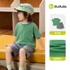 Conjunto de Ropa de Verano para Niños de Dudu: Pantalones Cortos de Manga Corta para Niños, Camiseta y Pantalones para Niñas, Tops Ligeros para Bebés