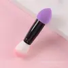 Herramientas de Maquillaje de Caramelo Macarrón de Venta Caliente Transfronterizas, Esponja de Maquillaje, Base Líquida, Pincel de Rubor de Doble Punta en Forma de Bala que No Absorbe Polvo