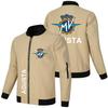 Chaqueta con cremallera nueva de primavera y otoño 2023 Cárdigan de moda Chaqueta de motocicleta Chaqueta casual para coche Talla estándar europea Chaqueta de talla grande de comercio exterior