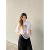 Nueva Camiseta de Algodón de Manga Corta para Mujer Ropa de Verano Estrellas Divertidas Misma Ropa Estampada Camiseta de Media Manga Top Moda