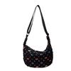 Bolso Dumpling Transfronterizo Bolso Bandolera Verano Gran Capacidad Bolso Commuter Nicho Trendy Bolso de Lona Cuadro Colorido Bolso de Hombro