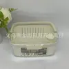 Caixa de Armazenamento para Gaveta de Geladeira Doméstica Caixa de Armazenamento de Plástico de Grau Alimentício com Tampa Caixa Selada para Frutas e Vegetais