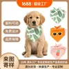 Fábrica de Origen Bandana para Mascotas Personalización Bufanda Triangular para Perro Bufanda para Cuello de Gato Personalización con Impresión Digital con Imágenes Proporcionadas