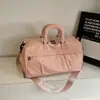 Bolsa Deportiva Fitness Transfronteriza, Bolsa de Viaje de Gran Capacidad con Separación Seco y Húmedo, Bolso de Mano Ligero para Mujer, Bolsa de Equipaje de Viaje