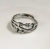 Anillo Giratorio de Plata Tailandesa para la Ansiedad Anillo para el Dedo Índice Multi-Círculo Cuentas de Transferencia Auspicioso Transferencia Moda Coreana Regalo para Novia