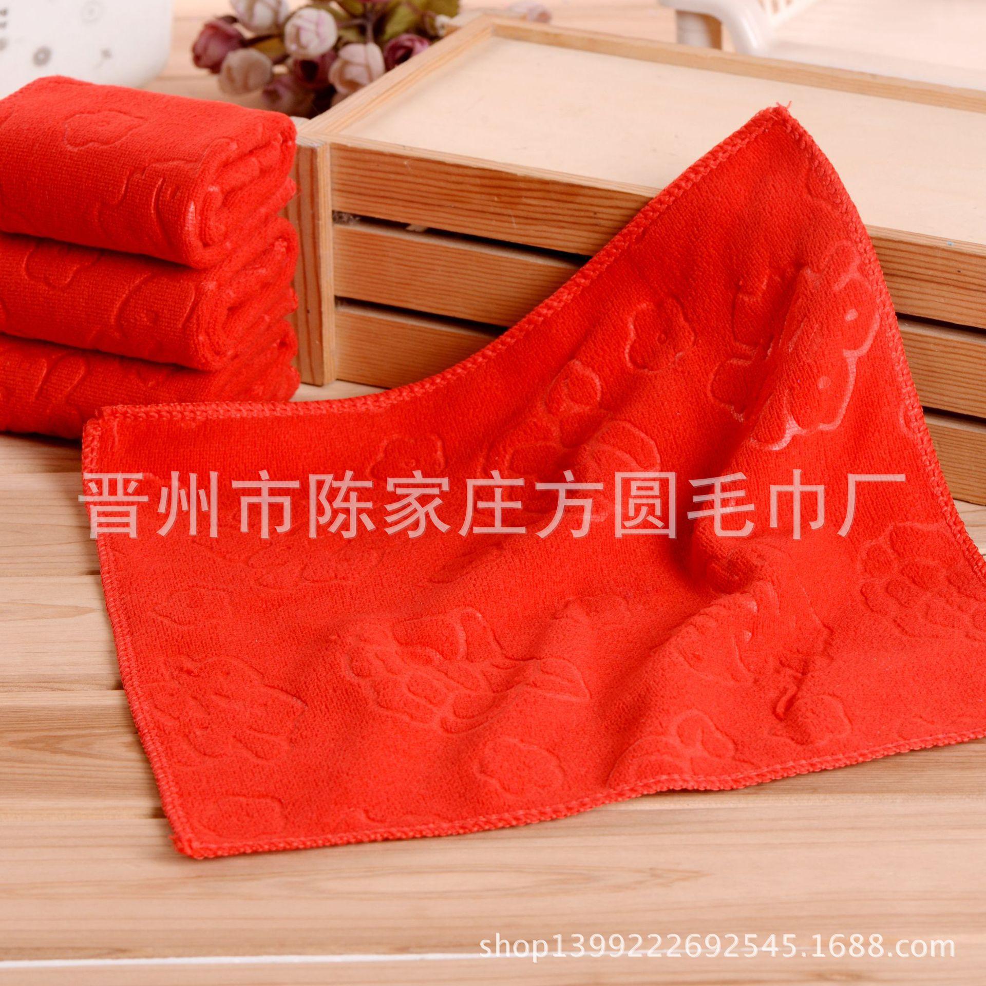 30*30压花方巾