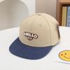 Europa y Estados Unidos sombrero plano letra HOLA gorra de béisbol para niños nuevo sombrero hip-hop hip-hop sombrero de sol de verano comercio exterior