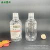 Botella de limpiador bucal de 500 ml, de boca larga y hombro redondo, de plástico PET, para enjuague bucal y champú.