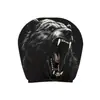 Funda para reposacabezas de coche con cara de oso audaz impresa personalizada, funda universal para almohada de coche, se puede personalizar con logo, hecha bajo pedido a partir de tu imagen proporcionada