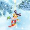 Acrílico Navidad Nuevo Producto Transfronterizo Lindo Dibujo Animado Acrílico Árbol de Navidad Decoración Colgante Halloween