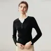 Cárdigan de Cachemir para Bebé Pequeño para Mujer Otoño Invierno Nuevo Engrosado Cuello Redondo Bloque de Color Rayado Tejido Suéter Corto Abrigo