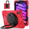 Adecuado para iPad Mini6/Mini (Funda Protectora de Silicona con Burbujas de Alta Resistencia A17Pro con Soporte Giratorio