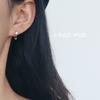 Pendientes de botón modernos, sencillos y pequeños para mujer, con hebilla elegante, 2023.