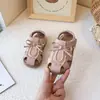 Novas Sandálias de Verão com Solado Macio para Crianças Sandálias Casuais Respiráveis de Princesa Sandálias Fechadas Versáteis da Moda para Crianças
