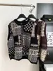 Chaleco de Punto Artístico Retro Primavera Temprana 2025 para Mujer Estilo Coreano Versátil Ajustado Cardigan Chaleco