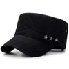 Chapéu masculino coreano verão Flat Top Hat chapéu de sol chapéu de sol sem fiapos masculino casual boné pontudo
