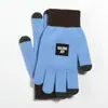Guantes de Punto de Invierno para Hombre, Guantes de Lana Forrados de Felpa para Ciclismo, a Prueba de Frío, a Prueba de Viento, Antideslizantes, Pantalla Táctil, Guantes Cálidos para Estudiantes