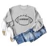 Amazon comercio exterior transfronterizo día de partido rugby estampado de letras cuello redondo moda base suéter de manga larga al por mayor