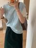 Colete Suéter de Tricô Macio e Suave com Gola Redonda Estilo Leite para Mulheres, Adequado para Primavera, Outono e Inverno, Peça de Tricô Camada Solta e Macia Estilo Coreano