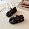 Zapatos Mary Jane Bordados Florales Retro para Bebé 2026 Nuevos Zapatos de Cuero con Moño de Princesa para Niñas Zapatos Individuales de Suela Suave