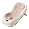 Soporte de Baño para Sentar y Acostar al Bebé Soporte de Baño para Bebé Bañera para Recién Nacido para Sentar y Red de para Bañera Cama de Baño Reclinable Sensible a la Temperatura