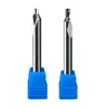 Fresa Combinada Helicoidal de Filo Único con Chaflán de 45 Grados, Fresa de Tungsteno de Mano Derecha para Aluminio, Plástico, Acrílico y Policarbonato, Grabado de Precisión