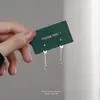 Pendientes de Mariposa con Borla y Tornillo de Perlas Redondas para Mujer Plata de Ley S999 Versátiles Ganchos Simples Pendientes de Plata Pura