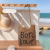 Bolso de Hombro de Moda con Letra Bordada Tejido de Paja Recién Llegado Bolso Tejido Calado Bolso de Playa para Vacaciones Junto al Mar para Mujer Bolso de Paja que Combina con Todo