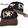 Popular en el comercio exterior, gorra de béisbol AA de alta calidad con logo de los Yankees, visera curva elegante, gorra ajustable para proteger del sol para hombres y mujeres