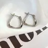 Pendientes Geométricos de Trapecio Chapados en Oro Real para Mujer Estilo Coreano Lujo Accesible Pendientes de Gama Alta Nuevos 2025 Pendientes Personalizados
