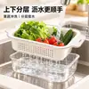 Cesta de Drenaje Retráctil Lavabo para Verduras Lavabo para Verduras Cesta de Almacenamiento de Plástico para Frutas y Verduras Rejilla de Drenaje Organizador para Fregadero de Cocina