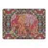 Tierra de Diatomeas Patrón de Elefante del Sudeste Asiático Tapete Drenante para Encimeras de Cocina del Hogar, Secado Rápido Sin Lavar, Manteles Individuales Aislantes del Calor, Tapete Controlador de Agua