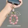 [Sonho de Borboleta Roxa] Corrente de Celular com Contas de Borboleta Roxa de Luxo Leve, Elegante de Indústria Pesada, Pingente de Bolsa Moderno e Versátil