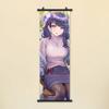 Genshin Impact Juego General del Trueno Eje Colgante Pintura Tallado Mural Soleado Amazon Pintura Decorativa Póster de Exposición de Cómics Pintura Colgante