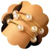 Amazon Transfronterizo Nuevo Diseño Pequeño Pulsera de Bola Dorada Moda Femenina Personalidad Retro Temperamento Pulsera Juego de Tres Piezas